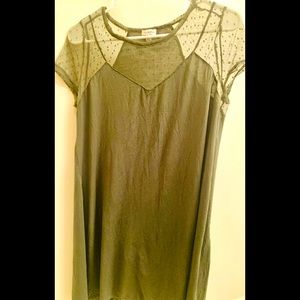 Love, Fire Olive Green shirt NEW w/o tags